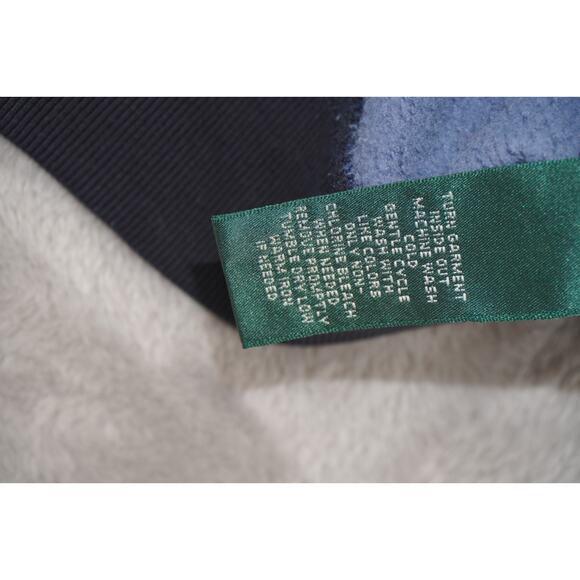 Lauren Jeans Co Ralph Lauren Aztec Hoodie Jacket Blue Southwest Print Size L - Picture 7 of 7